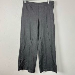 Ann Taylor‎ Dress Pants Trousers Side Zip Straight Leg Textured Solid Grey Knit